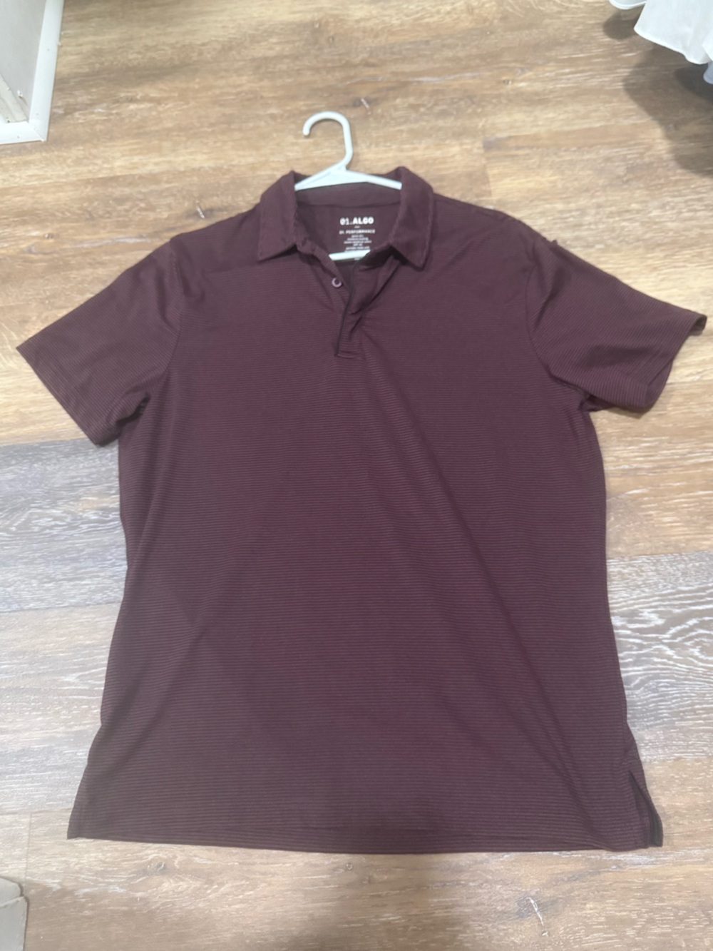 Men's Polo Shirt in Burgundy - ALGO